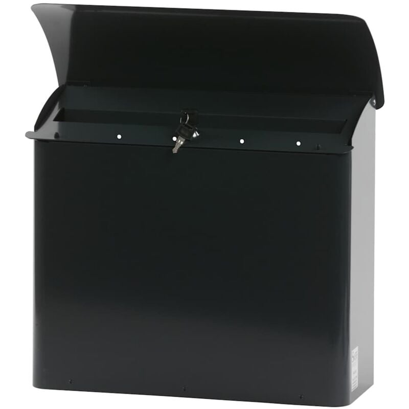 foto del prodotto cassetta postale antracite in acciaio v-part