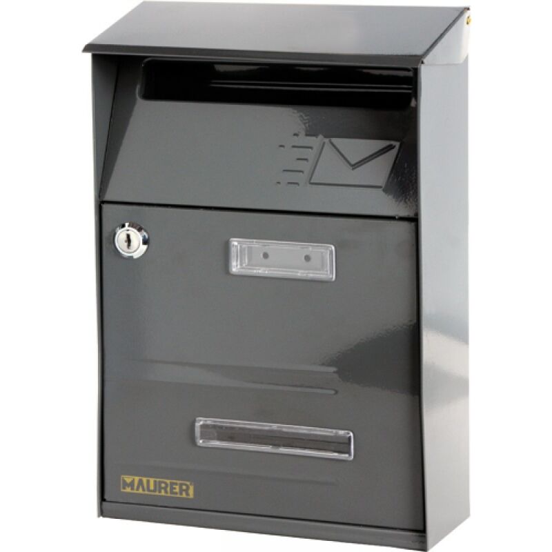 foto del prodotto cassetta postale in acciaio verniciato grigio mod. signal maurer