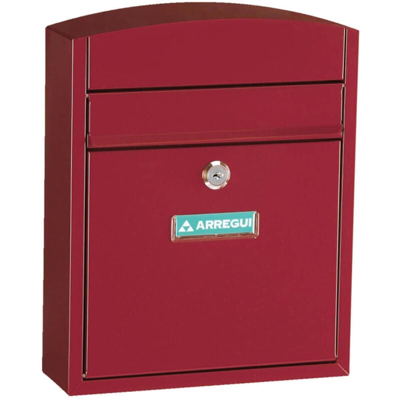 immagine 0 del prodotto cassetta postale individuale in acciaio da esterno rossa arregui e5736
