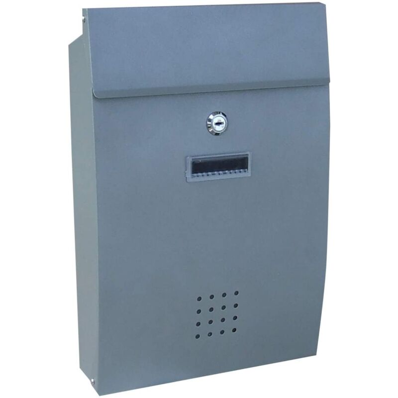 foto del prodotto cassetta postale per esterni pechino colore grigio ghisa alubox