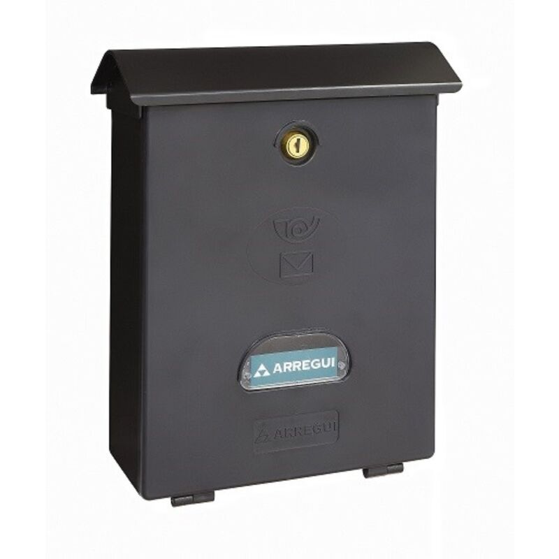 foto del prodotto cassetta postale plastica classic nero 20x30 cm arregui