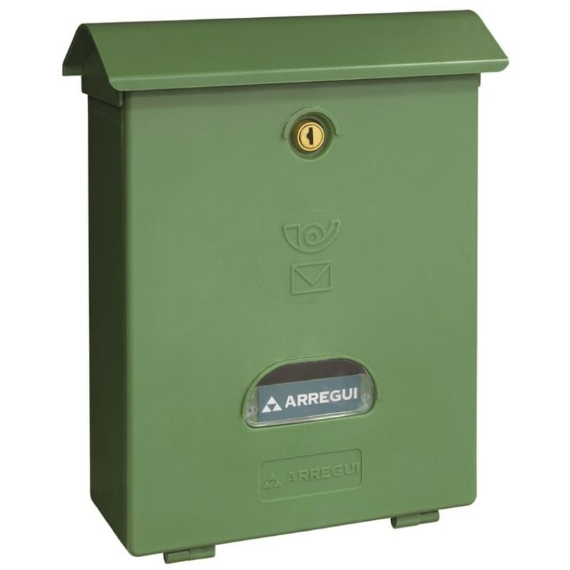 foto del prodotto cassetta postale plastica classic verde mm h34 arregui