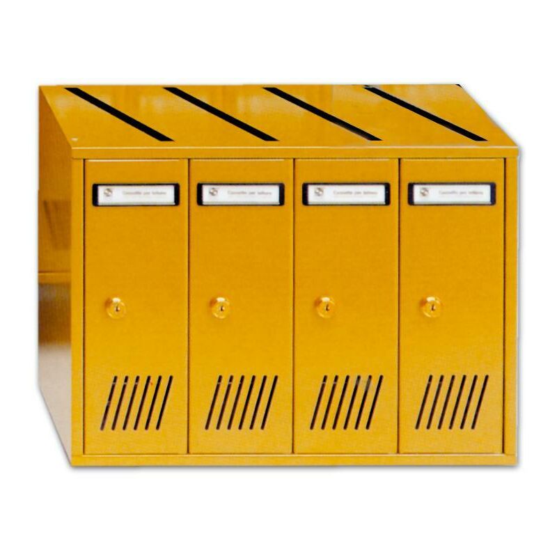 foto del prodotto cassetta postale silmec 31704 4 elementi bronzo