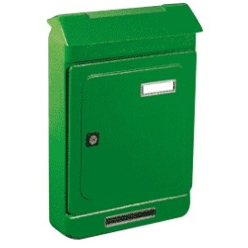 foto del prodotto cassetta postale uno maxi cm 26x40x7 verde alubox
