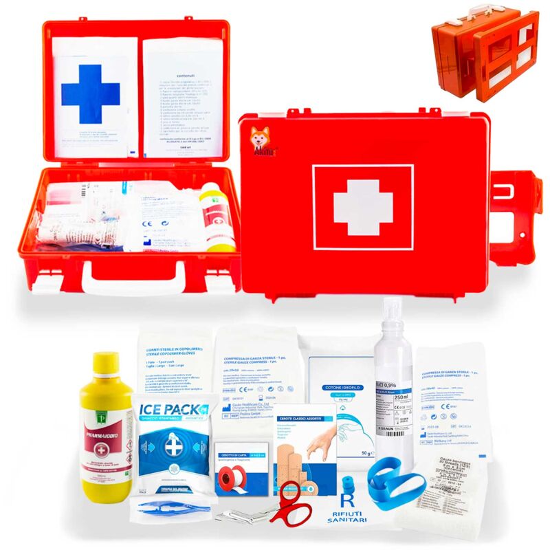 foto del prodotto cassetta pronto soccorso allegato 2 rigida dm388 akitaink