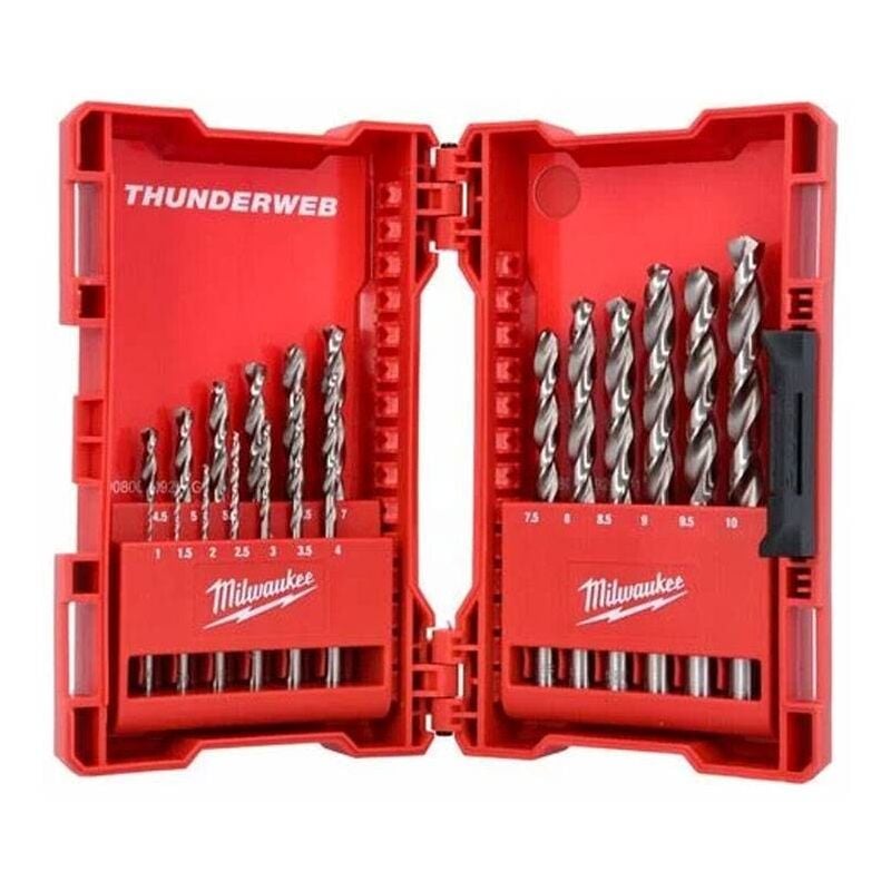 foto del prodotto cassetta punte metallo thunderweb hss g 1 10mm 19 pz