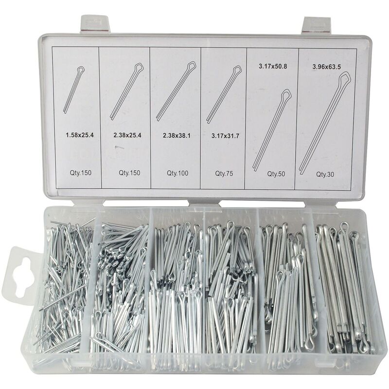 foto del prodotto cassetta spine elastiche 555 pz assortite