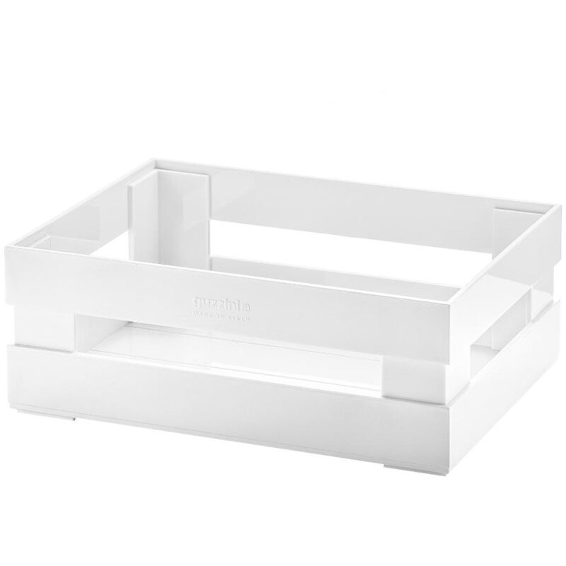 foto del prodotto cassetta tidy store eco kitchen, bianco latte guzzini