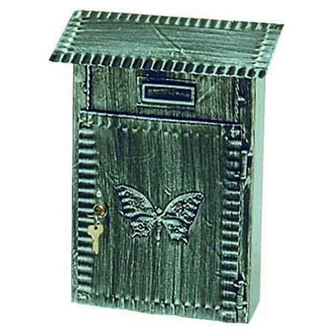 foto del prodotto cassette per lettere fe battuto grande antichizzata 22x10x31h
