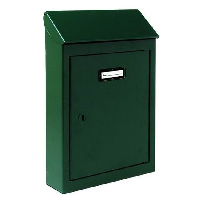 foto del prodotto cassette per lettere lamiera nr. 3 verde cm.20x6x30