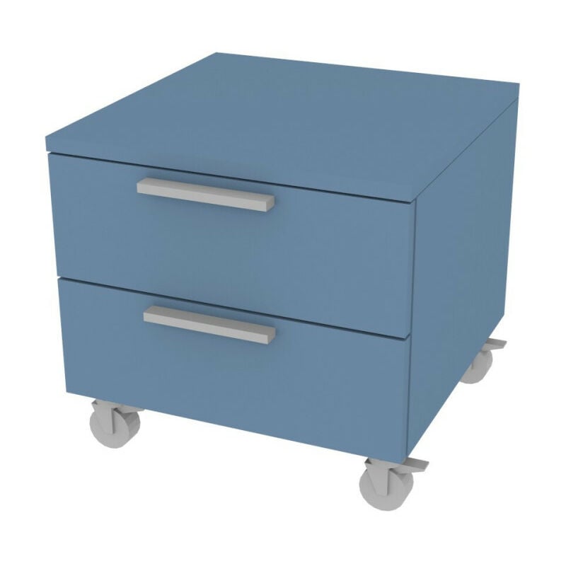 foto del prodotto cassettiera 2 cassetti design moderno, chiusura rallentata avio marina
