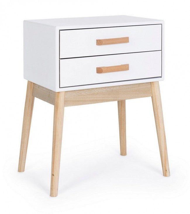foto del prodotto cassettiera 2 cassetti ordinary bianco in legno