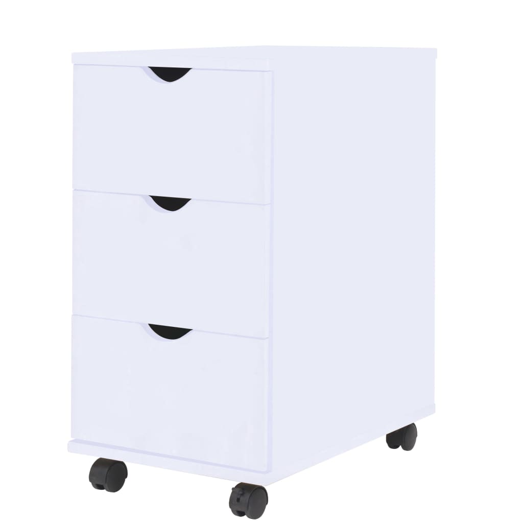 foto del prodotto cassettiera 33x45x60 cm bianco cod mxl 43277