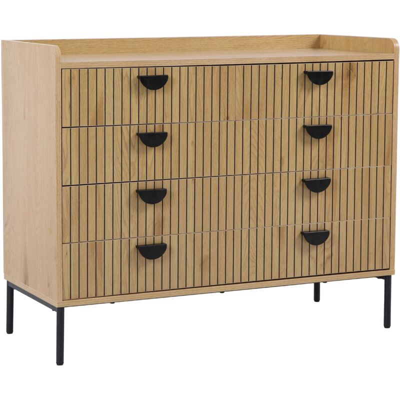 immagine 0 del prodotto cassettiera a 5 cassetti in mdf con decoro melaminico legno