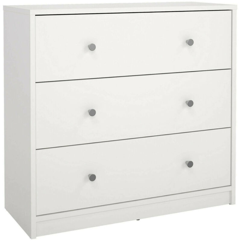 foto del prodotto cassettiera alert, settimino multiuso, com camera da letto, mobile con cassetti, 72x30 h68 cm, bianco dmora