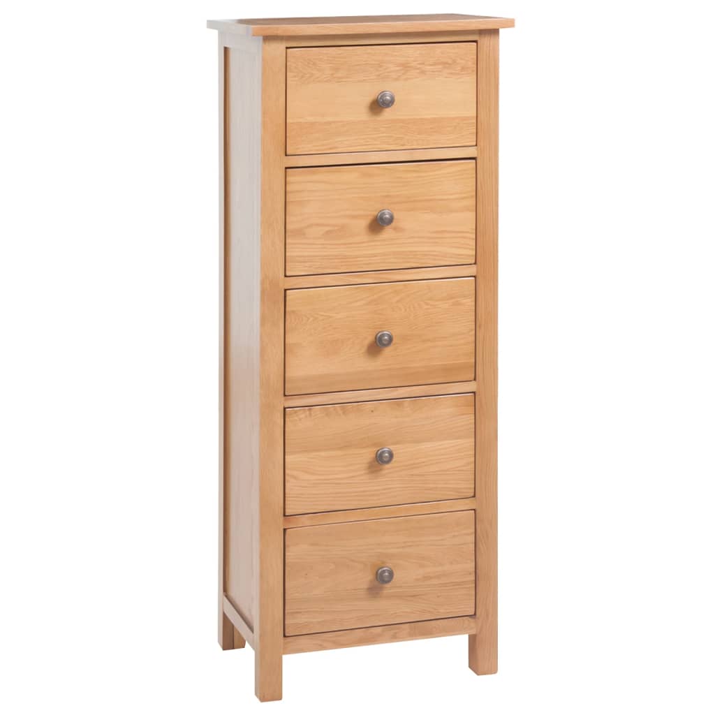 foto del prodotto cassettiera alta 45x32x110 cm in legno massello di roverecod mxl 94549