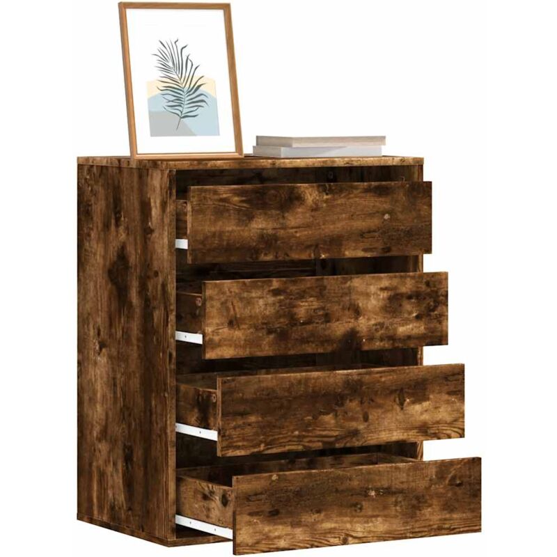 foto del prodotto cassettiera angolare legno antico 60x41x76 cm legno multistrato vidaxl