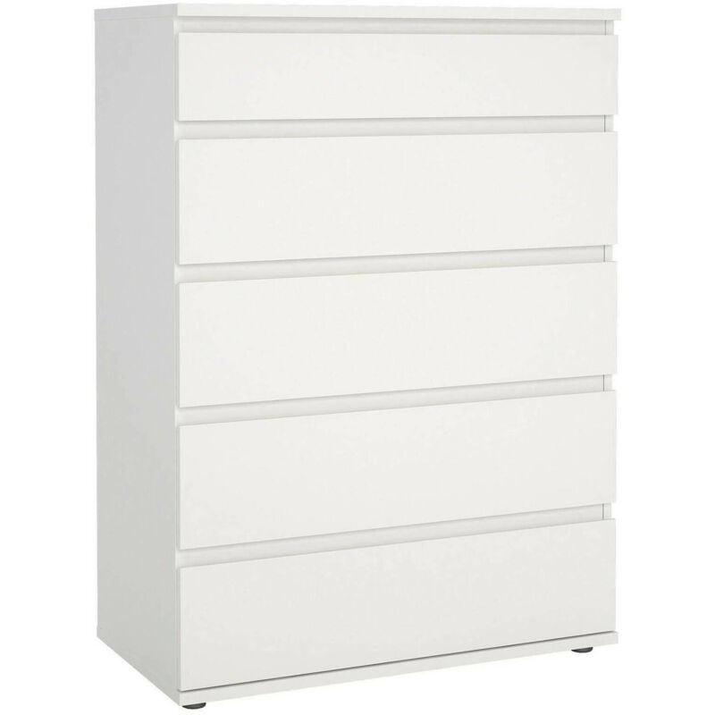 foto del prodotto cassettiera arriba, settimino multiuso, com camera da letto, mobile con cassetti, 77x40 h107 cm, bianco dmora
