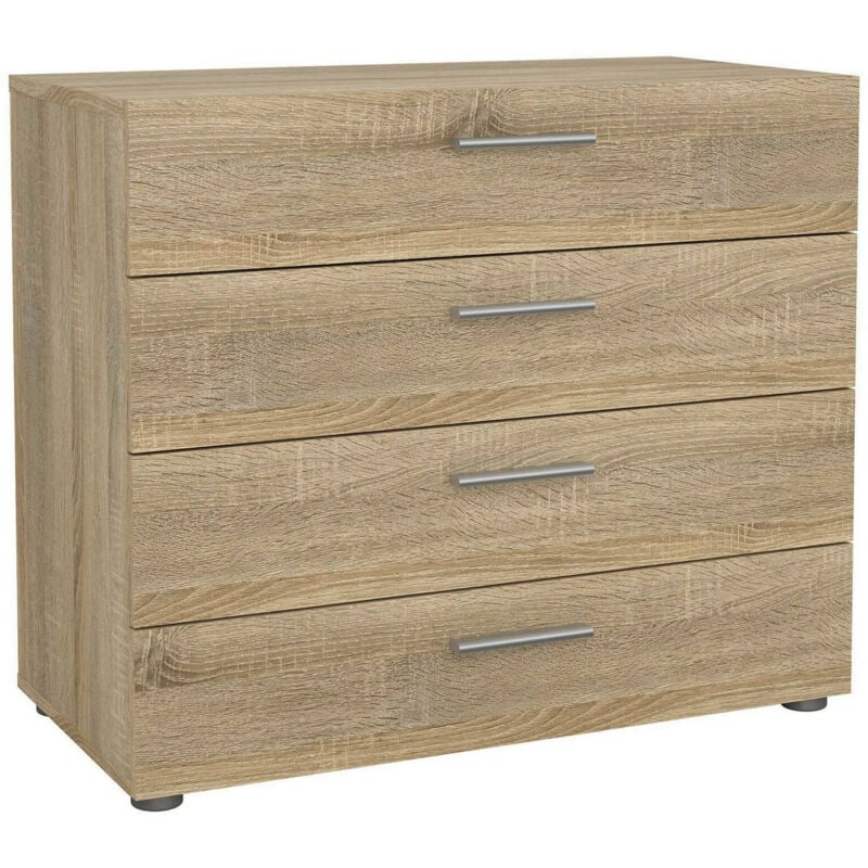 foto del prodotto cassettiera arwen, settimino multiuso, com camera da letto, mobile con cassetti, 80x40 h68 cm, quercia dmora