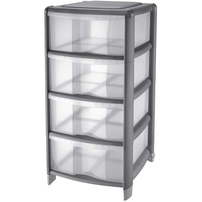 foto del prodotto cassettiera bambu4 cass.grigio cm.36x34h.80, grey tontarelli