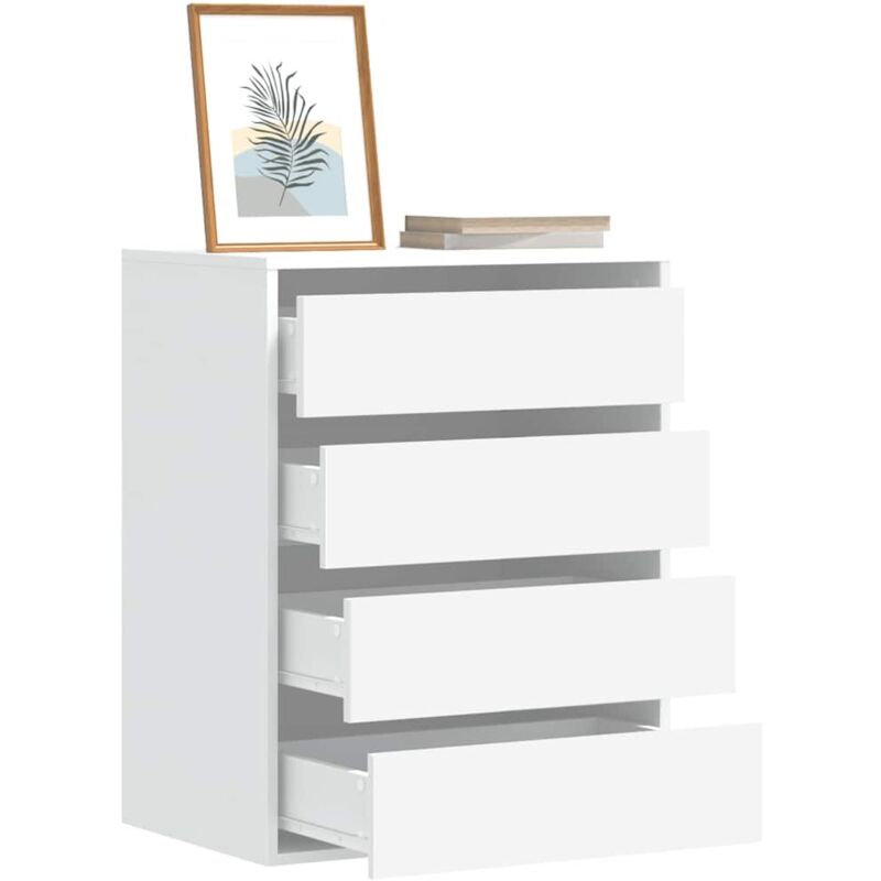 foto del prodotto cassettiera bianca 60x41x76 cm in legno multistrato vidaxl