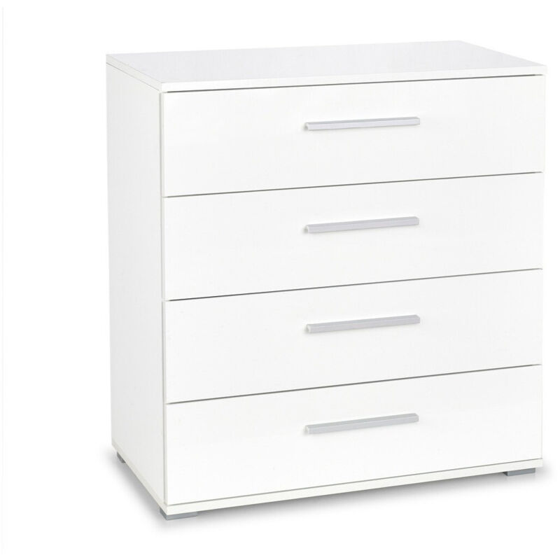 foto del prodotto cassettiera cirveso 102, bianco bianco lucido, con cassetti, numero di cassetti 0, 82x77x40cm