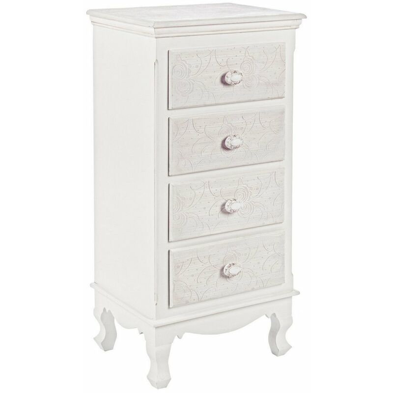 immagine 0 del prodotto cassettiera clorine per interno, con 4 cassetti, 45 x 34.5 x 87.5 cm 4 cassetti 40x30x83h cm