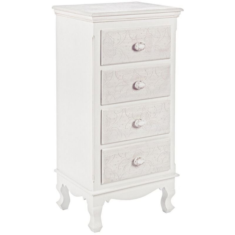 foto del prodotto cassettiera clorine per interno, con 4 cassetti, 45 x 34.5 x 87.5 cm 7 cassetti 29x23x112.5h cm
