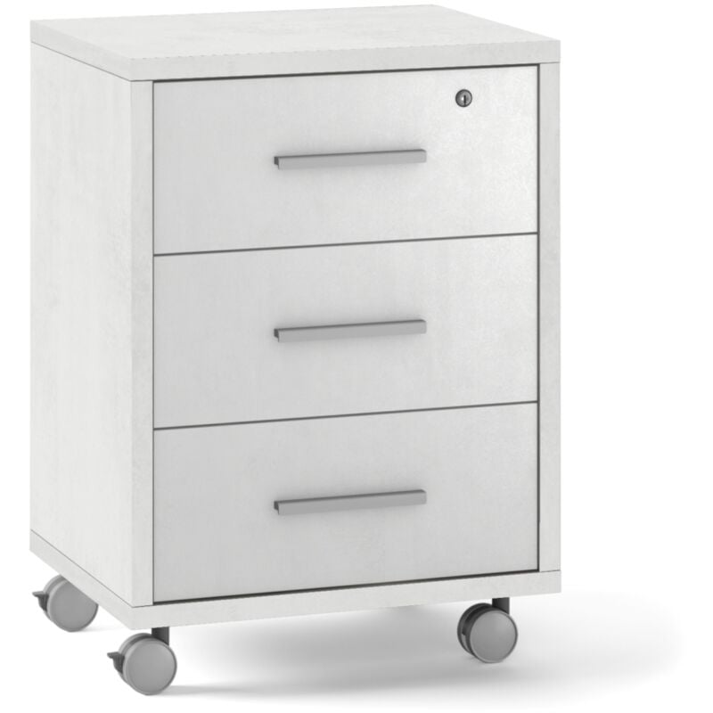 foto del prodotto cassettiera cm.51x41x71 ossido bianco