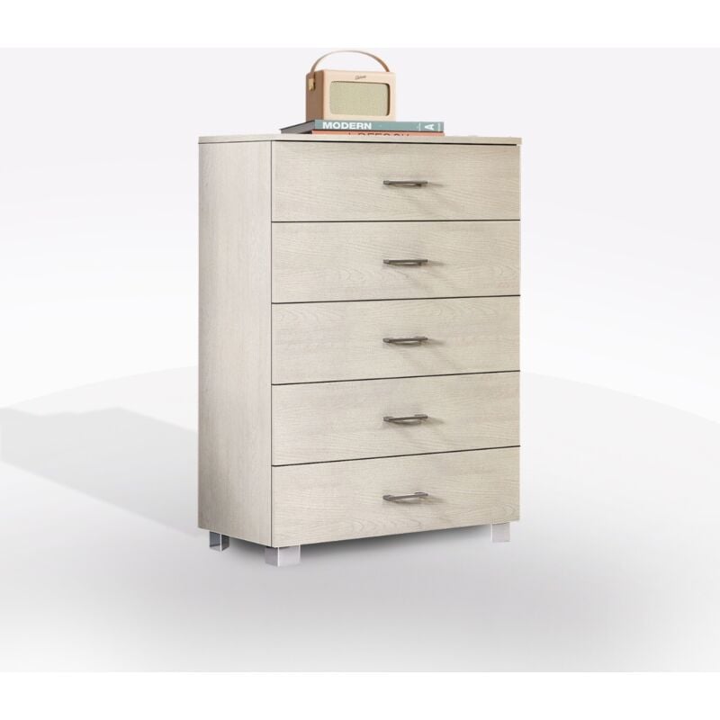 foto del prodotto cassettiera cm 61x44 h.103 olmo bianco