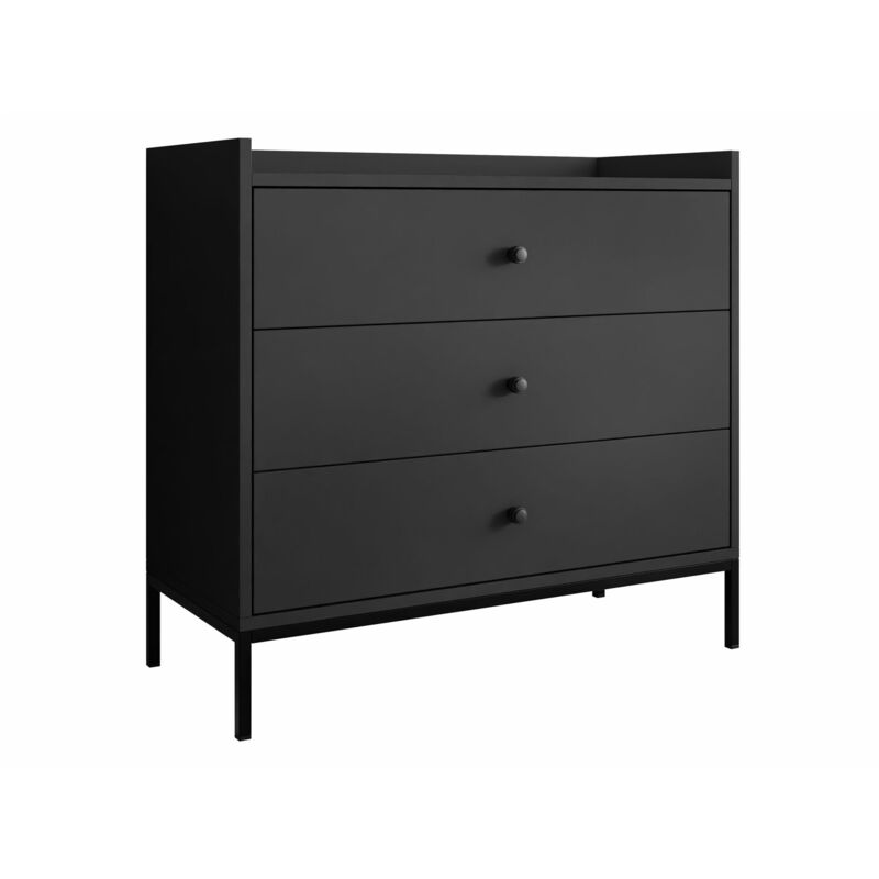 foto del prodotto cassettiera comfivo etmore 100, nero, con cassetti, numero di cassetti 0, 80x80x40cm
