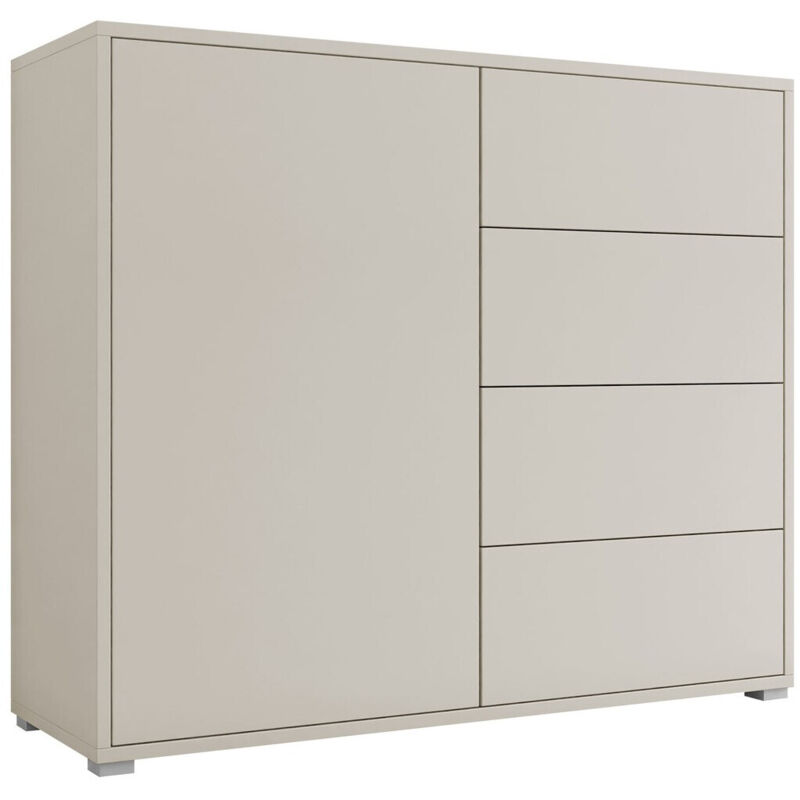 foto del prodotto cassettiera comfivo fersoe 102, cachemire, con cassetti e ante, numero di cassetti 0, 93x100x41cm
