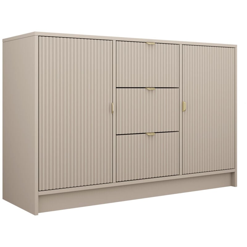 foto del prodotto cassettiera comfivo larmire 101, beige, con cassetti e ante, numero di cassetti 0, 75x118x40cm