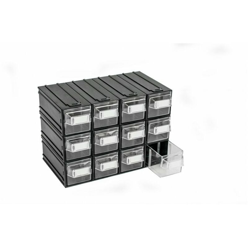 foto del prodotto cassettiera componibile puma 202 t 12 cassetti mm. 234x148x175 h vipa
