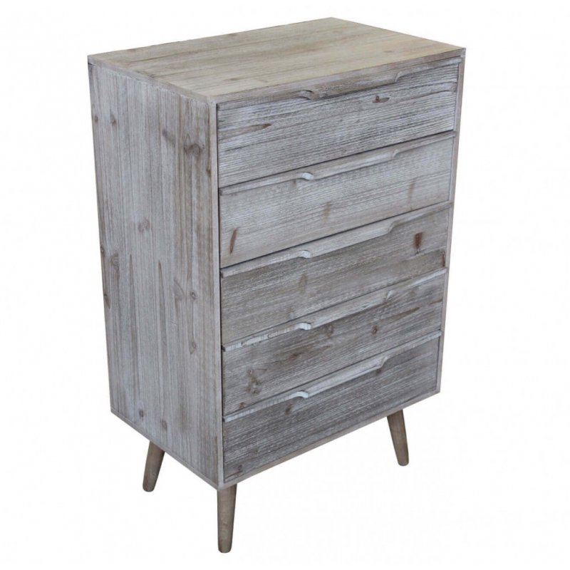 foto del prodotto cassettiera con 5 cassetti