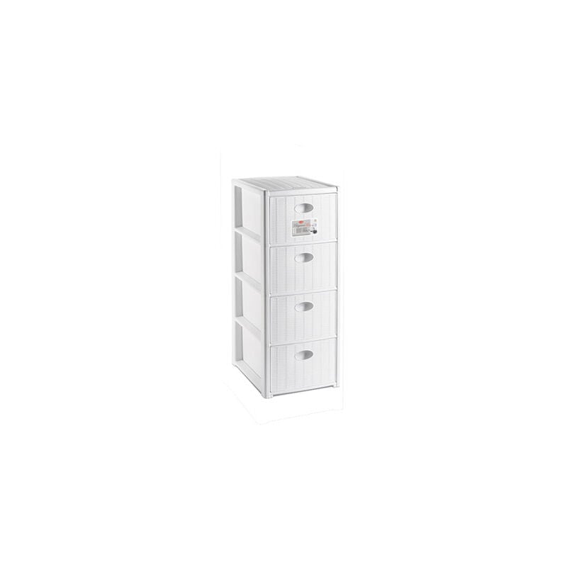 foto del prodotto cassettiera elegance 4 slim bianca 30300