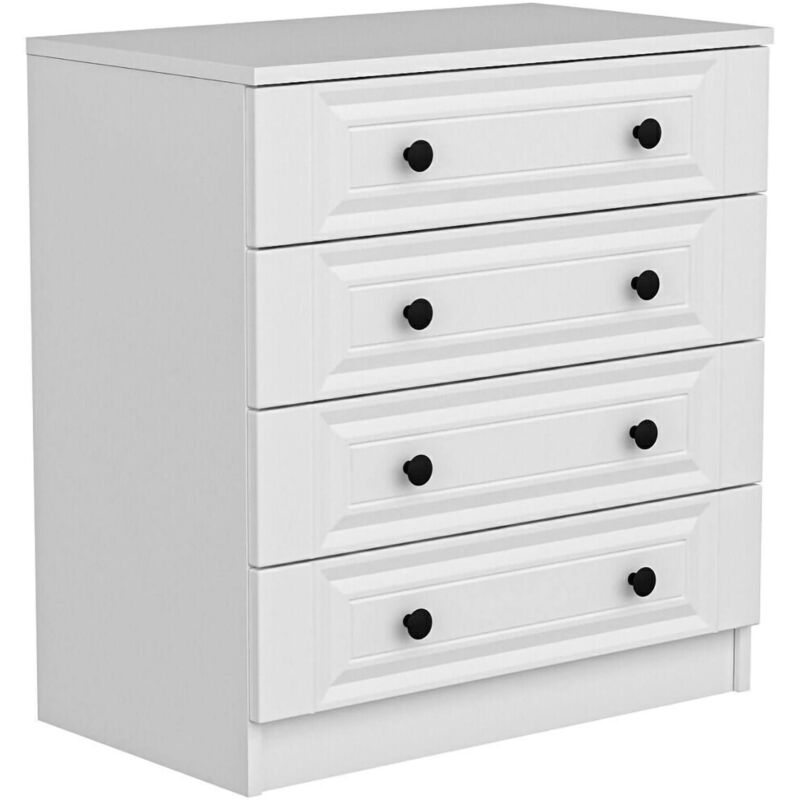 foto del prodotto cassettiera gardo, settimino multiuso, com camera da letto, mobile con cassetti, 72x42 h77 cm, bianco dmora