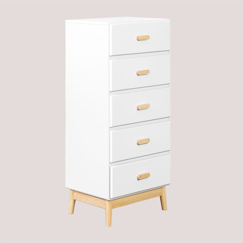 foto del prodotto cassettiera in mdf e legno di pino tom kids sklum