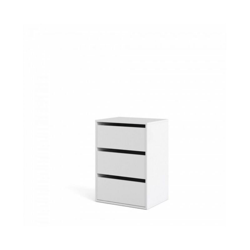 foto del prodotto cassettiera interna 51 cm bianco opaco con tre cassetti egitto