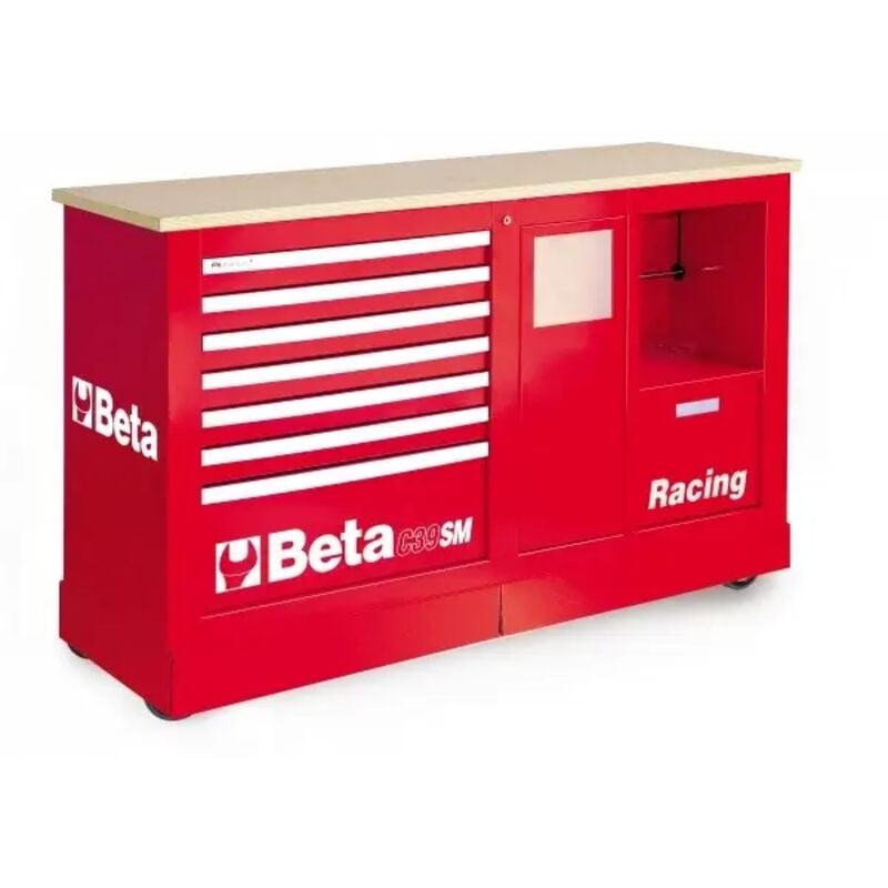 foto del prodotto cassettiera mobile racing sm beta c39sm red