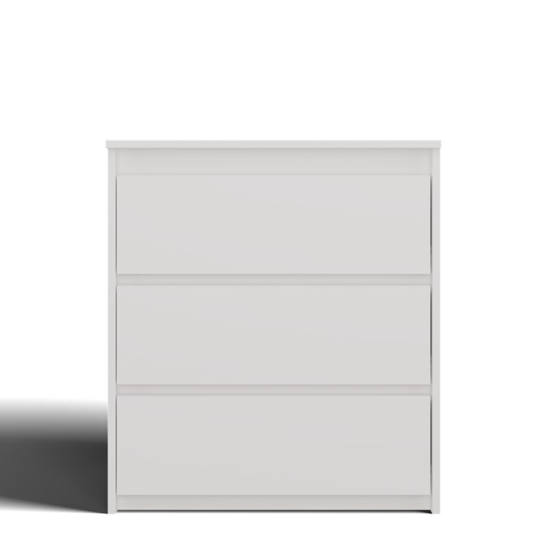 foto del prodotto cassettiera moderna 3 cassetti karo k3 colore bianco per casa e ufficio