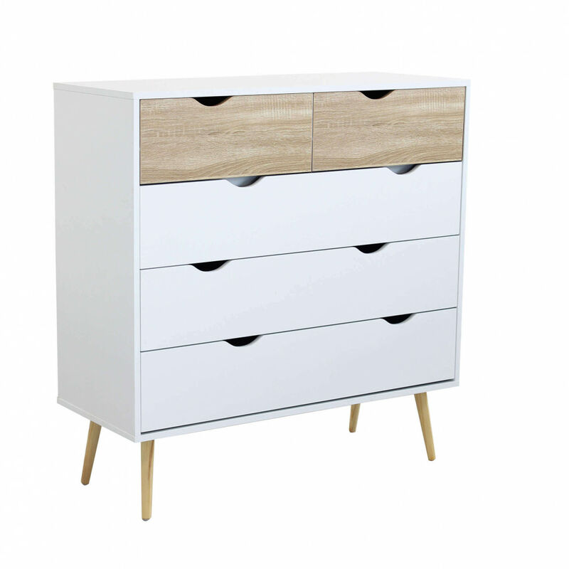 foto del prodotto cassettiera moderna in legno cm 99x39x101 palmer