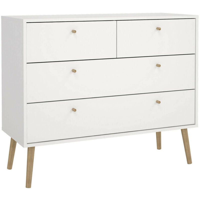 foto del prodotto cassettiera pelagie, settimino multiuso, com camera da letto, mobile con cassetti, 99x39 h82 cm, bianco dmora
