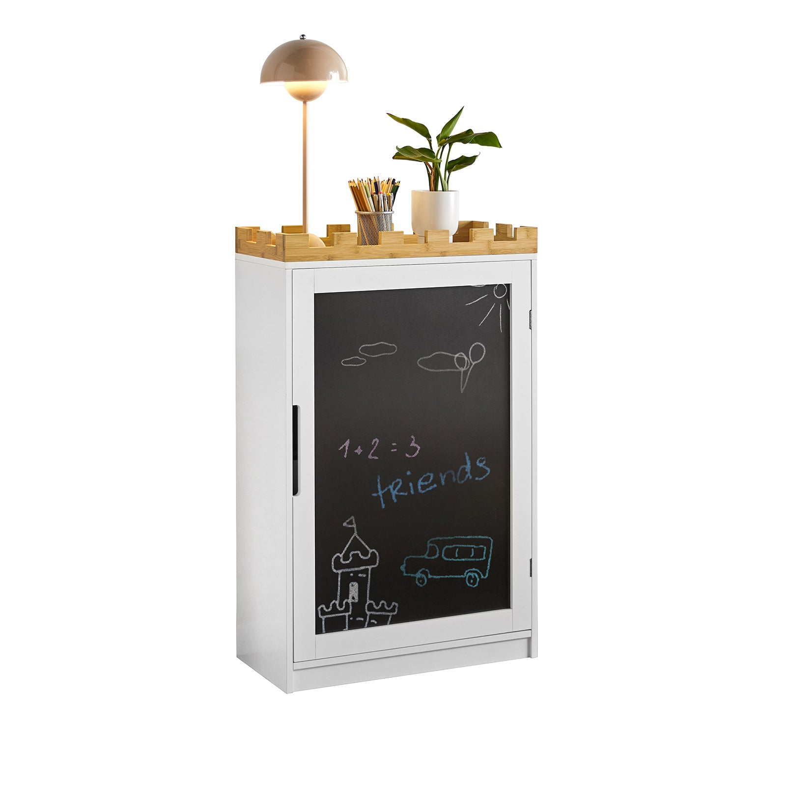 foto del prodotto cassettiera per bambini scaffale per libri armadietto portaoggetti scaffale per cameretta l63xp30xa100cm, kmb43 w sobuy