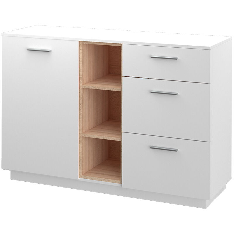 foto del prodotto cassettiera per camera da letto beatrice, bianco, 126.8 x 88 cm vicco