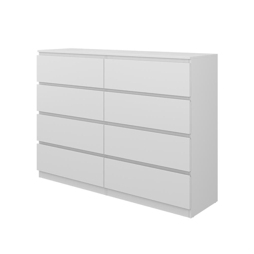 foto del prodotto cassettiera per camera da letto calisto, bianco, 138 x 101.5 cm, vicco