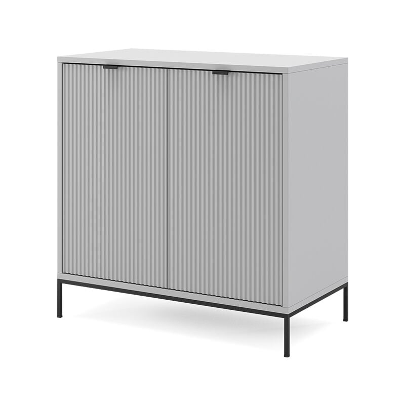 foto del prodotto cassettiera per camera da letto eliza, grigio, 80 x 81.2 cm con 2 porte, vicco