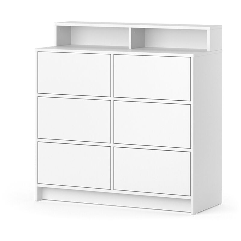 foto del prodotto cassettiera per camera da letto naara, bianco, 98.6 x 100.6 cm vicco