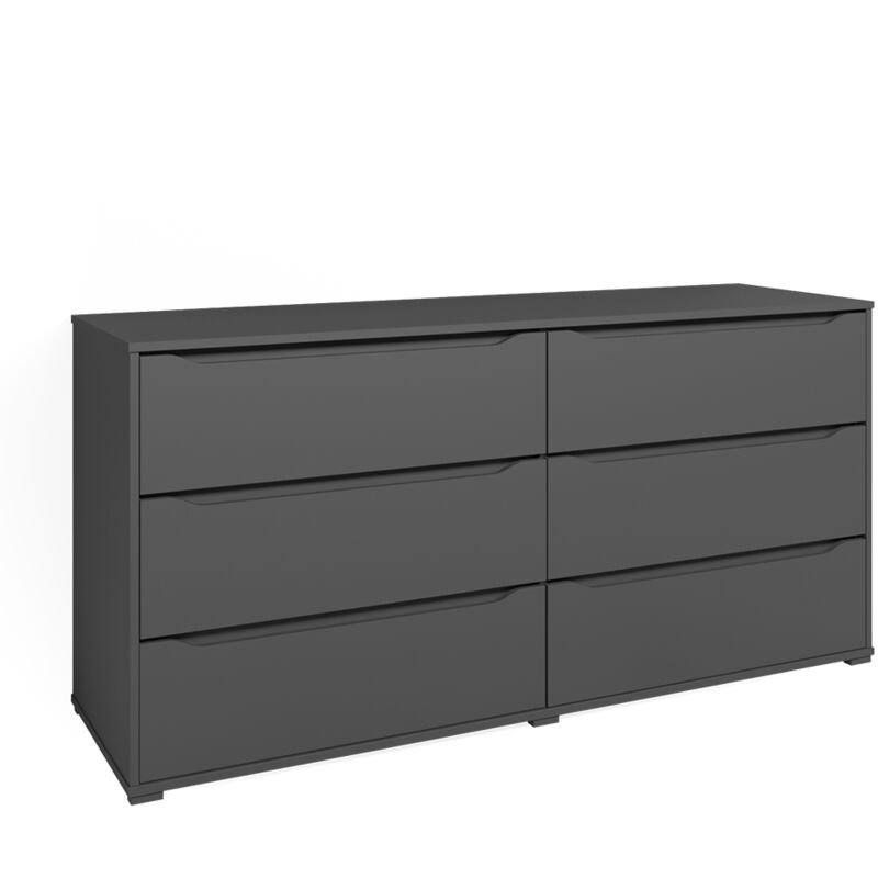 foto del prodotto cassettiera per camera da letto ruben, antracite, 160 x 77.6 cm, vicco