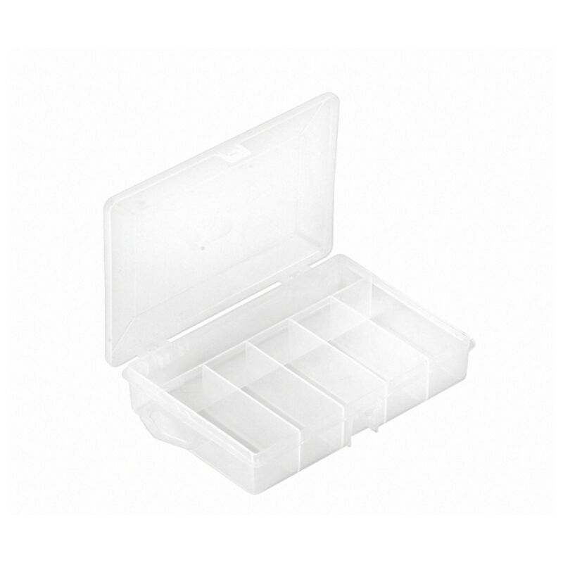 foto del prodotto cassettiera plano 6 scomparti trasparente - 3449